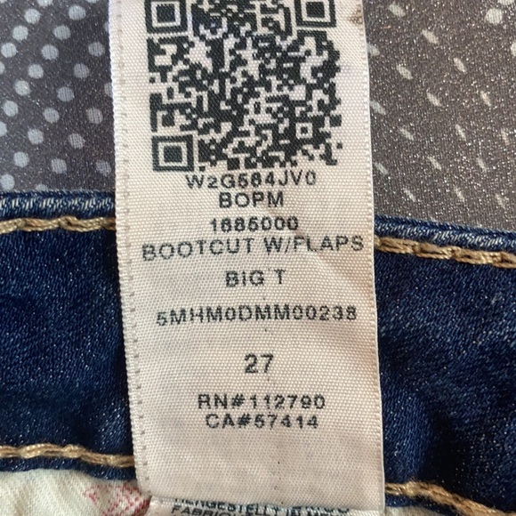 True religion distressed boot cut jeans Size 27 - Picture 12 of 13